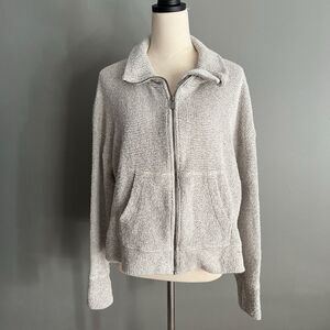 Sweaty Betty Restful Boucle Full Zip Jacket XL Athleisure Casual Soft‎ Modern